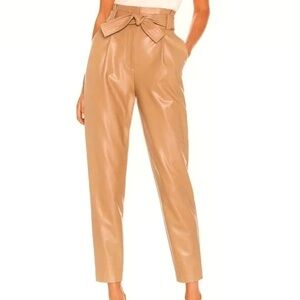Carole Wren faux leather pants